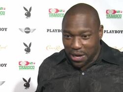 INTERVIEW - Warren Sapp on the Playboy Party and being a superbowl champion at The Playboy Party Presented By Crown Royal Stock Footage