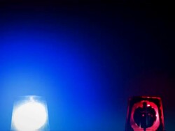 Cop Lights Stock Footage