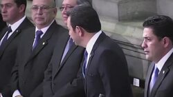CLEAN : FILE: Guatemala's President Jimmy Morales News Clip