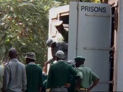Opposition MDC Sec Gen Tendai Biti arrives at court News Clip