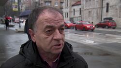 Bosnian war survivors protest literature Nobel News Clip