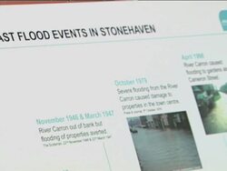 Flooding exhibition Stock Footage