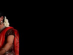 Woman performing Kathak dance on the stage  Stock Footage