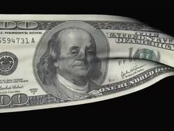 Dollar Flag Stock Footage