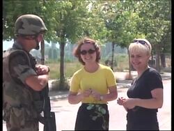 YUGOSLAVIA: KOSOVO: MITROVICA DIVIDED News Clip