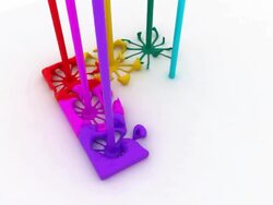 Puzzles in Paint, Multi Colored Stock Footage