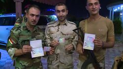 CLEAN : Diaspora Kurds return to homeland to battle jihadists News Clip