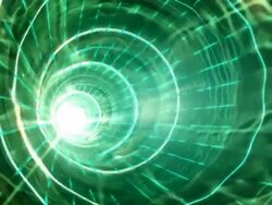 GREEN fluid tunnel HD loop background Stock Footage