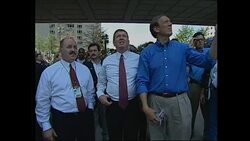 Rudolph Giuliani touring Ground Zero rescue centre News Clip