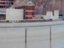 Hoover Dam. Zoom Out. Stock Footage