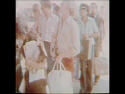 SYND 61109 EVACUATION OF BRITISH REISDENTS FROM PHNOM PENH News Clip