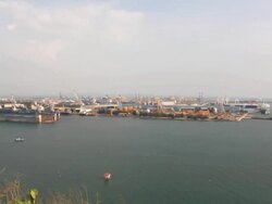 Lamchabung port,Time Lapse Stock Footage