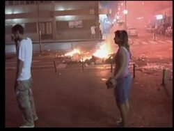 Protests continue into the night in wake of closing of TV station News Clip