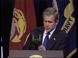 Bush, Rumsfeld comments on "war on terror" News Clip