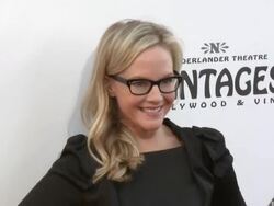 Rachael Harris at The Book Of Mormon Los Angeles Opening Night Stock Footage