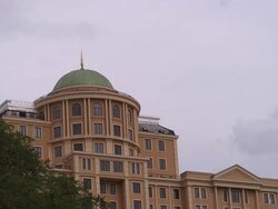 MS communist building Stock Footage