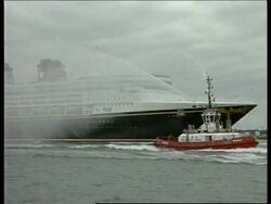 UK: SOUTHAMPTON: DISNEY CRUISE SHIP [V] News Clip