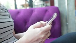 Using smartphone Stock Footage