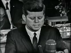 JFK State of the Union Speech - Pt .10 Stock Footage