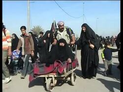 Thousands of Iraqi Shiite pilgrims start trek to Karbala to commemorate Arbaeen News Clip