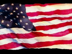 American Flag Waving 3 Stock Footage