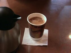 Just add milk and sugar - To Go. Stock Footage