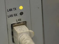 industry equipment lan cable Stock Footage