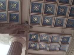 MS DS TD Hall of fame with heads of famous persons of bavarian history / Munich, Bavaria, Germany Stock Footage