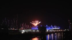 Massive fireworks display concludes London 2012 opening ceremony Instructional Video