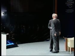 WRAP Opening of World Economic Forum ADDS Bush News Clip