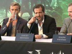 INTERVIEW: David Hayman on the adaptations being better than he expected at the Harry Potter & The Deathly Hallows Part 2 Press Conference at London England. (Footage by WireImage Video/Getty Images Entertainment Video) Stock Footage