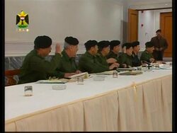 Saddam Hussein backs Arafat in speech News Clip