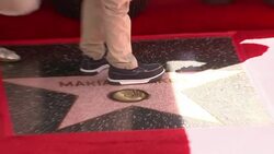 Mariah Carey, Moroccan Scott Cannon, Lee Daniels, Brett Ratner, L.A. Reid, Monroe Cannon at Mariah Carey Honored With Star On The Hollywood Walk Of Fame Stock Footage