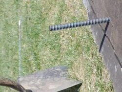 Hammering Steel rod Stock Footage