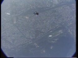 France - Jean Paul Belmondo's parachute jump News Clip