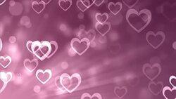 Particle Pink Valentine's Day Loopable Stock Footage