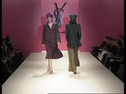 France - Yves Saint Laurent fashion show News Clip