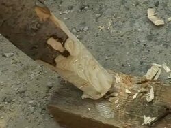 Cutting Wood Stock Footage