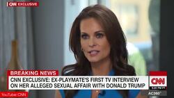 Playmate Karen McDougal Discusses Alleged Trump Affair With Anderson Cooper | THR News News Clip