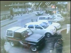 Just released surveillance footage shows people scrambling as the 7.0 magnitude earthquake hit Port-au-Prince last week. News Clip