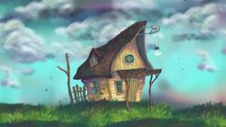 fairy tale house Stock Footage