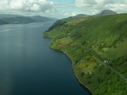 North Bank Of Loch Ness Stock Footage