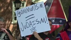 CLEAN : KKK marchers in Virginia town met by counter protesters News Clip