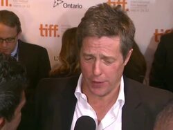 Hugh Grant at Cloud Atlas Premiere - 2012 Toronto International Film Festival on 9/8/2012 in Toronto, Canada.(Footage by WireImage Video/Getty Images Entertainment Video) Stock Footage