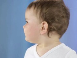 HD: Smiling Toddler Stock Footage