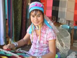 Longneck karen hill tribe. Full HD Stock Footage