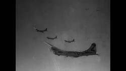 MOT 1944: BATTLE OF IWO JIMA: UNITED STATES HEAVY BOMBERS, JAPANESE FIGHTER PLANES Instructional Video