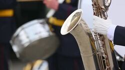 military brass band Stock Footage