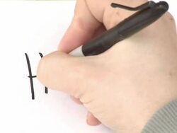 Somebody Handwriting \How?\ - HD Stock Footage