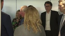 Prince Charles and the Duchess of Cornwall visit ITV Studios News Clip